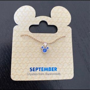 NWT - Disney Parks Mickey Birthstone Necklace